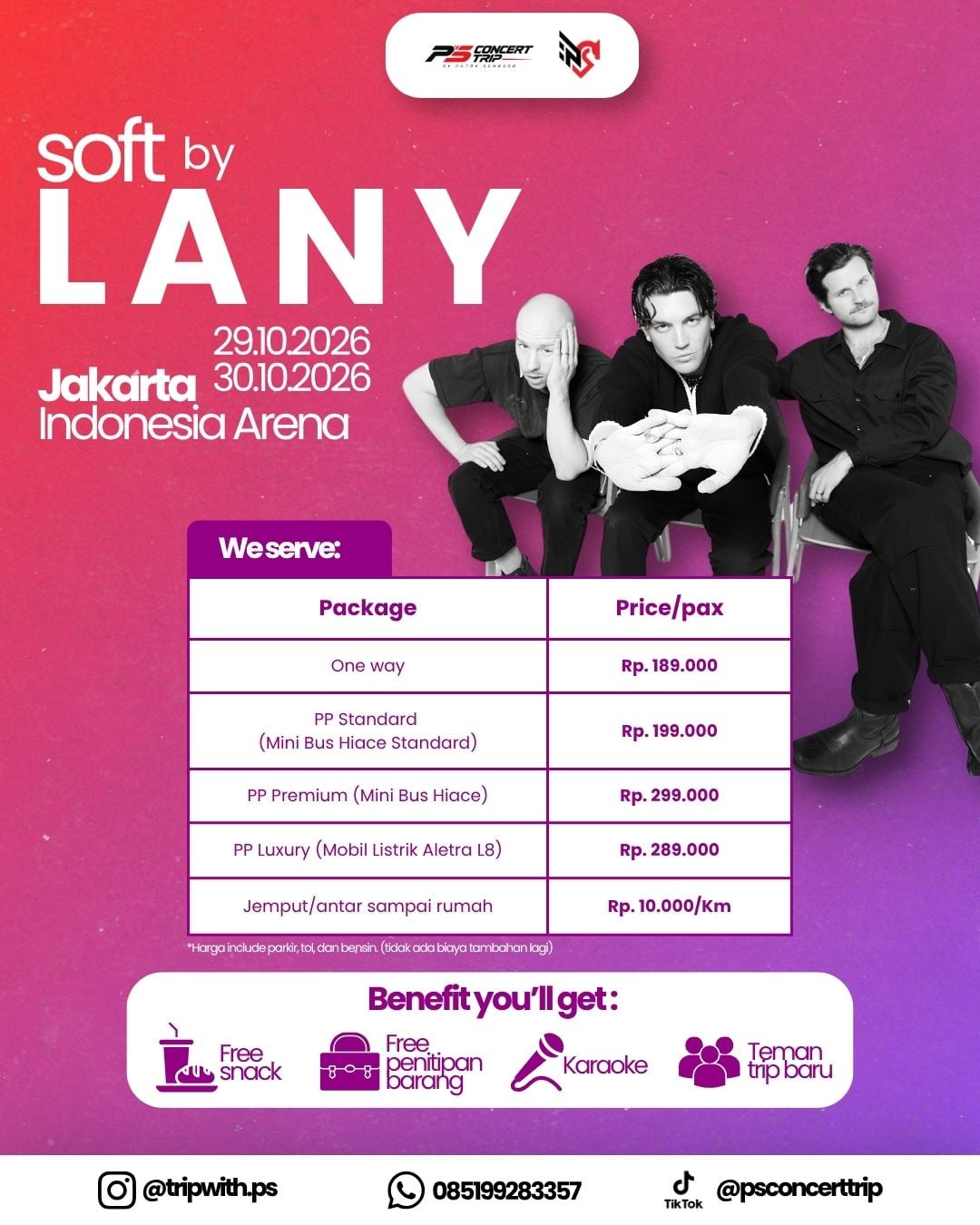 Poster open trip soft by LANY